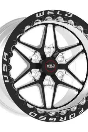 Weld S81 17x10 / 5x4.5 BP / 8.0in. BS (64mm Offset) Black Wheel 3.18 ID (Low Pad) Fresh Stock