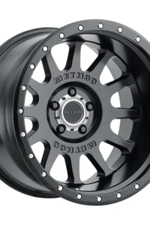 Direct From Factory Method MR605 NV 20x10 -24mm Offset 5x5 71.5mm CB Matte Black Wheel