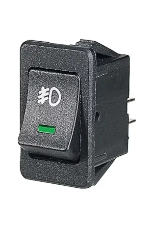 Narva 63027BL Off\\/On Rocker Switch With Green LED And Front Fog Symbol Modern