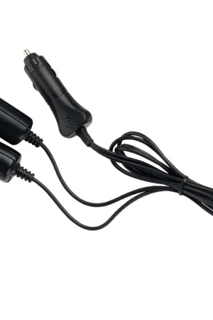 Handmade Narva 81032BL Cigarette Lighter Plug with Extended Leads and Twin Accessory Sockets