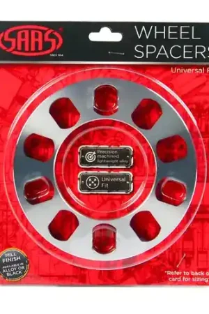 SAAS Wheel Spacer Pair Universal 5 Stud 8mm Small Diameter - WS5008S Holiday Sale
