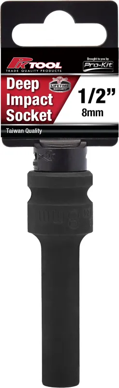 Money Back Guarantee PKTool 8mm 12PT 1\\/2 inch Dr Deep Impact Socket - PT11352 (Pickup Only)
