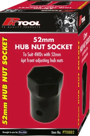 PKTool 52mm Hub Nut Socket - PT10802 (Pickup Only) Final Sale