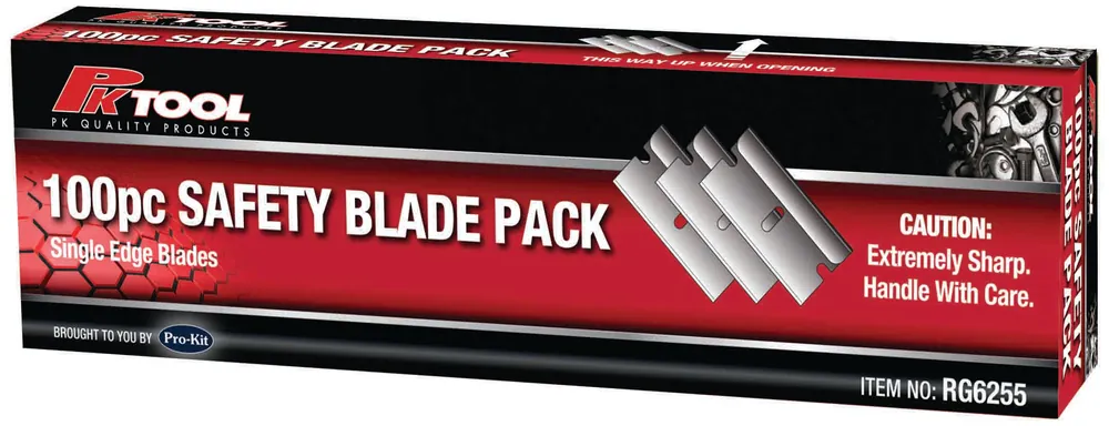 Worldwide Shipping PKTool 100pc Safety Blade Pack - RG6255 (Pickup Only)
