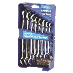 Money Back Guarantee Kincrome 8 Piece Reversible Gear Spanner Set - Metric - K3017