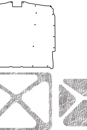 Hood Insulation Pad Heat Shield for 1968 Chevrolet AcoustiHood Kit Smooth Big Sale