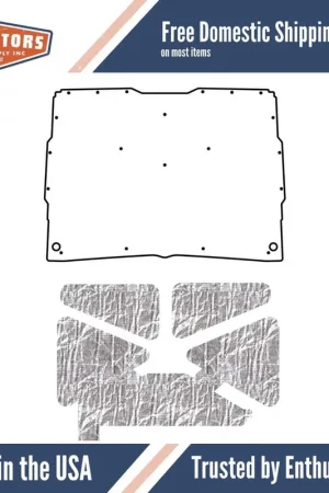 Hood Insulation Pad Heat Shield for 1952-1993 GMC Sonoma Under Cover Smooth Super Sale