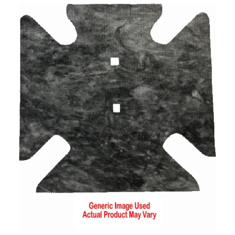 Express Delivery Hood Insulation Pad 1/2" Fiberglass for 1985-94 Chevrolet Astro Van Gray/Black