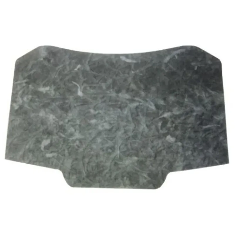 Hood Insulation Pad Flat Fiberglass 1/2" w/Clips 1pc Gray/Black, for 74-78 Matad Last Chance