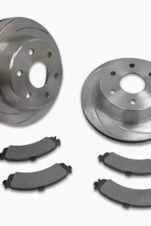 Premium SSBC Turbo Slotted Rotors & Pads- Rear - A2351021