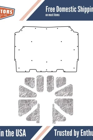 Brand New Hood Insulation Pad for 1973-1975 Oldsmobile A-Body AcoustiHood Smooth