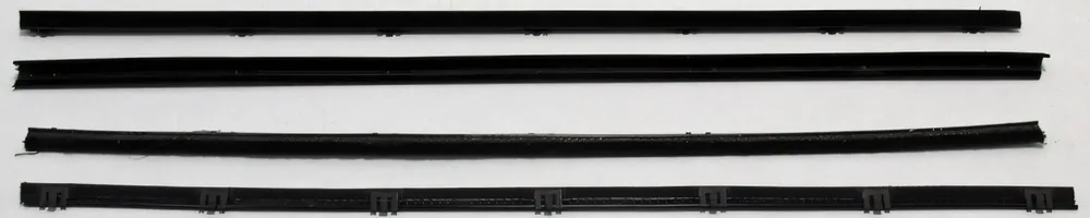 Trusted Brand Window Sweeps Felt Kit Weatherstrip for 1968 Plymouth Roadrunner Hardtop