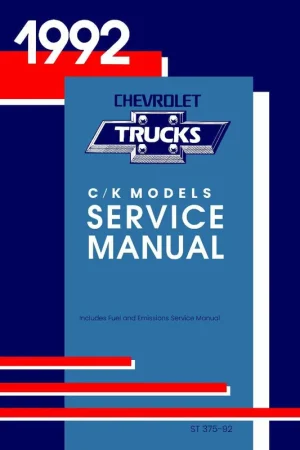 Trending Service Manual for 1992 Chevrolet C-K Pickup