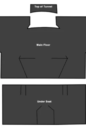 Price Cut Sound Deadener for 1978-1986 Chevrolet K5 Blazer EVA Passenger Area 3Pc