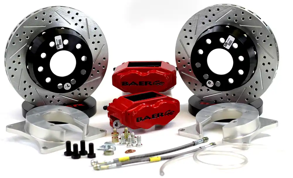 Baer Brakes 4262689CY-1 Baer Brakes 11" SS4+ Rear Brake Kit, Comp Yellow, Slot Viral