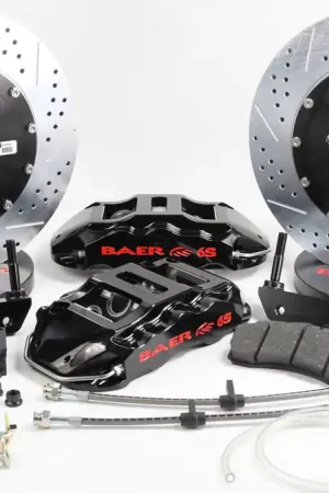 Baer Brakes 4301152B Baer Brakes 14" Extreme+ Front Brake Kit - Black Clearance