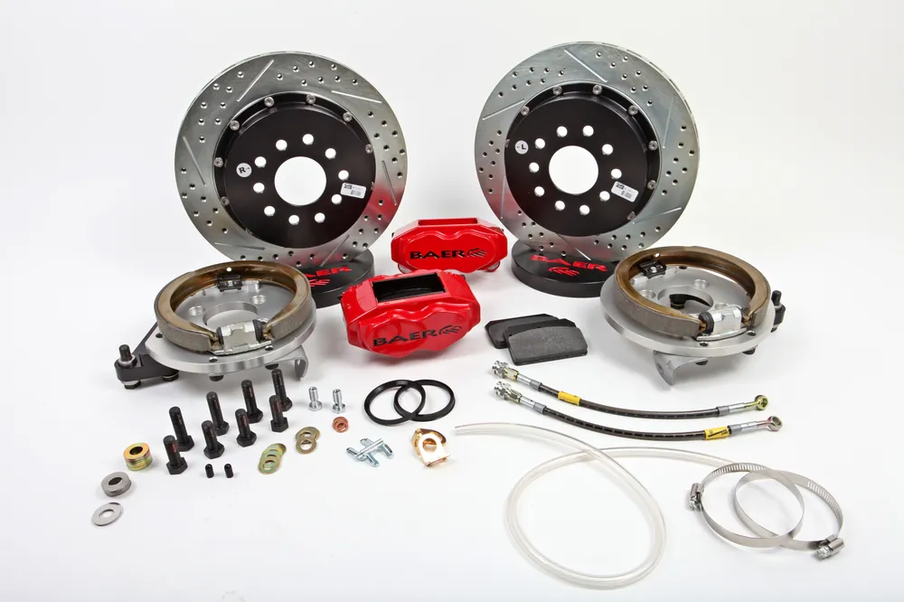 Baer Brakes 4302533CY-1 Baer Brakes 13" SS4+ Rear Brake Kit, Comp Yellow, Slot Fast Shipping