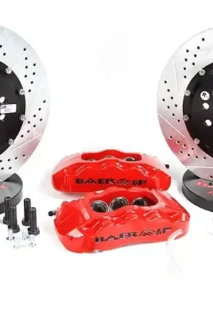 Free Returns Baer Brakes 4401006B-1 Baer Brakes 14" Pro+ Front Brake Kit, Black, Slot