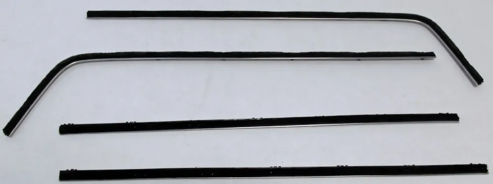 Window Sweeps Felt Kit Weatherstrip for 1966-1967 Dodge Charger Hardtop Free Returns