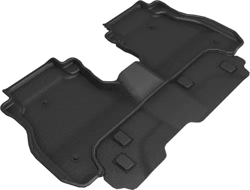 3D MAXpider 2020-2023 Jeep Gladiator Jt Kagu 2nd Row Floormats - Black Free Returns