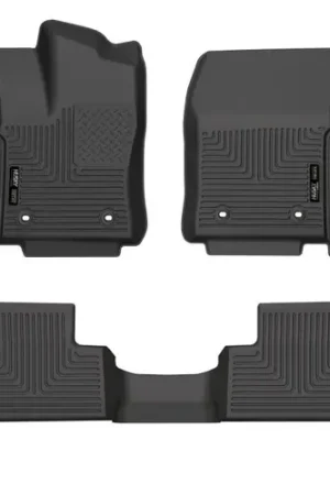 Husky Liners 2022-2023 Toyota Tundra WeatherBeater Ext. Cab DC Front & 2nd Seat Floor Liner - Blk Grab Now