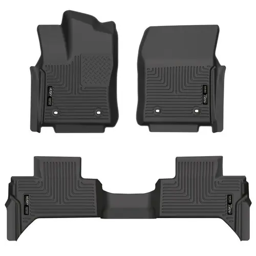 Husky Liners 2022-2023 Toyota Tundra WeatherBeater Ext. Cab DC Front & 2nd Seat Floor Liner - Blk Grab Now