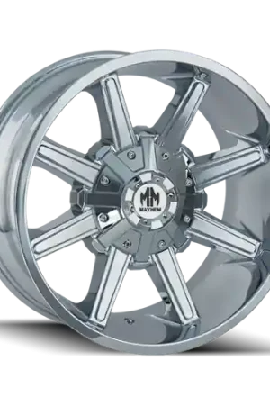 Mayhem 8104 Arsenal 20x9 / 6x135 BP / 18mm Offset / 106mm Hub Chrome Wheel Price Cut