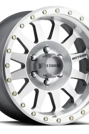 Save Now Method Race Wheels | MR304 Double Standard | MACHINED / CLEAR COAT | 17x8.5 | 0 Offset | 4.75 Backspacing | 6x135 | MR30478516300