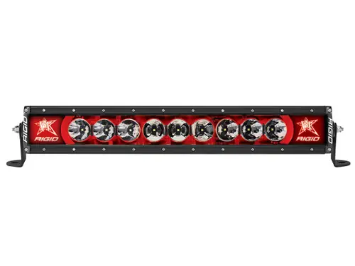 Secure Checkout Rigid Industries Radiance Plus 20" Red Backlight Light Bar #220023
