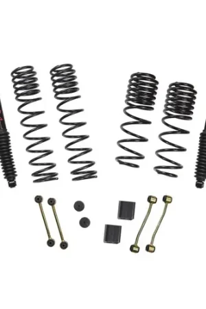 Skyjacker Diesel 2.5in Dual Rate Long Travel Sus Lift Kit w/ Black MAX Shocks - 2020-2025 2018-2025 Jeep Wrangler JL 4WD - JL25BPBLTD New Release