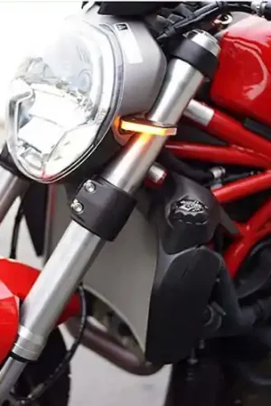New Rage Cycles 2014-2017 Ducati Monster 821 Front Turn Signals - 821-FS-D Direct From Manufacturer