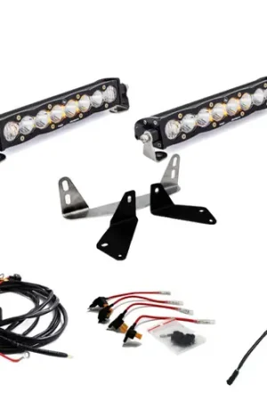 Clearance Baja Designs 2018+ Ford F-150 Dual S8 Series 10in Light Bar Kit - 447660