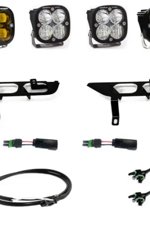 Baja Designs 2021-2023 Ford F-150 Sport Series Fog Pocket Kit - Amber baj447869UP Cheap