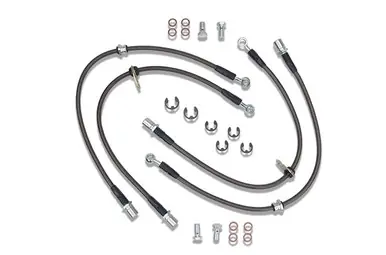 Techna-Fit Stainless Steel Braided Brake Line Kit For 2008-10 Subaru STI Top Rated