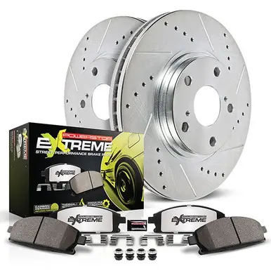 Modern Power Stop 06-09 Subaru Legacy Front & Rear Z26 Street Warrior Brake Kit