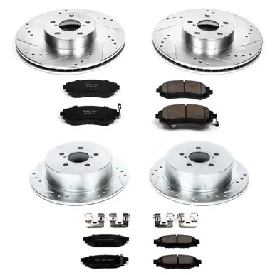 Power Stop 2005 Subaru Legacy Front & Rear Z23 Evolution Sport Brake Kit New Release