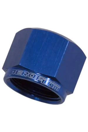 Aeroflow Female Flare Cap -10AN - Black Final Sale