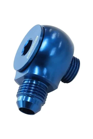 Aeroflow 90 Deg Low Profile -8ORB to -8AN Male Adapter - Black Order Now