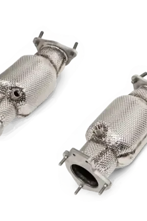 New Release Akrapovic Link Pipe Set with Cat (Corvette Stingray C8 20+)