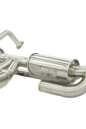While Supplies Last aFe MACH Force-Xp 2" to 2-1/2" 304 Stainless Steel Cat-Back Exhaust System (Boxster 05-08/Cayman 06-08) No Tips