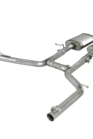 aFe MACH Force-Xp 2-1/2" 304 Stainless Steel Cat-Back Exhaust System (Challenger 2015) No Tips Exclusive Offer