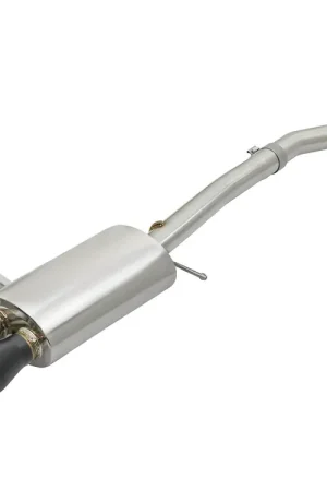 aFe MACH Force-Xp 2-1/2" 304 Stainless Steel Cat-Back Exhaust System (Cooper S F55 2015+) Black Tips Don’t Miss Out
