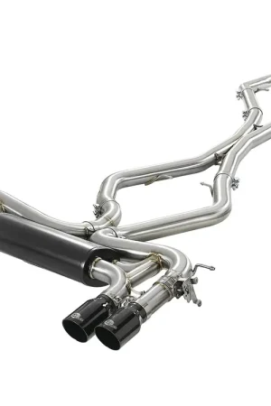 New Arrival aFe MACH Force-Xp 3" 304 Stainless Steel Cat-Back Exhaust System (BMW X5M 15-18) Black