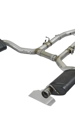 aFe MACH Force-Xp 3" 304 Stainless Steel Cat-Back Exhaust System (Challenger Hemi 2015+) Modern