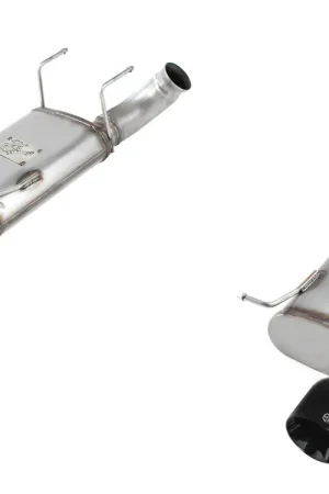 aFe MACH Force-Xp 3" 409 Stainless Steel Axle-Back Exhaust System (Mustang GT 11-14) Black Tips Best Choice