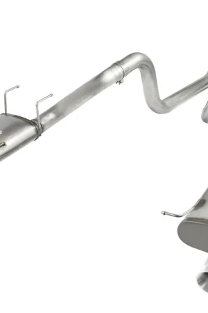 aFe MACH Force-Xp 3" 409 Stainless Steel Cat-Back Exhaust System (Mustang GT 11-14) Black Tips Handmade