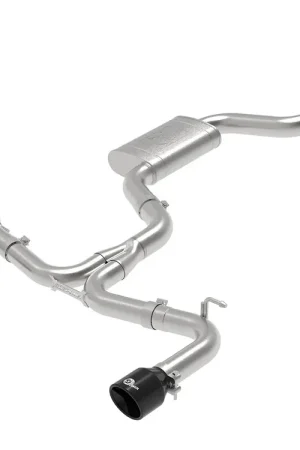 New Arrival aFe MACH Force-Xp 3" to 2-1/2" 304 Stainless Steel Cat-Back Exhaust System (Golf GTI 15-17) Black Tips