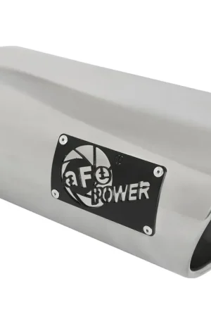 Fresh Stock aFe MACH Force-Xp 5" 304 Stainless Steel Exhaust Tip - 5" In x 6" Out x 15" L Polished