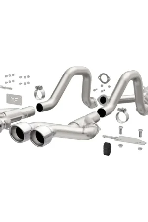 Authentic Magnaflow Magnaflow 00-04 Chev Corvette V8 5.7L Comp Series Quad Ctr Rr Exit SS Cat-Back Perf Exhaust