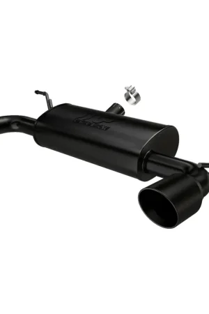 Last Chance Magnaflow MagnaFlow 07-17 Jeep Wrangler JK 3.8/3.6L Dual Split Rear Exit Black Axle-Back Exhaust